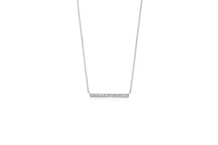 Shylee Rose Jewelry Necklaces Diamond Bar Necklace