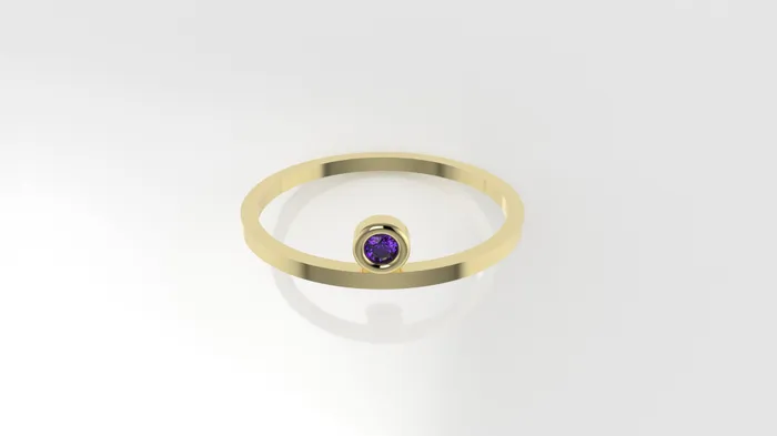 Jcm 21 jewelry Rings 14k Amethyst Ring it is fine delicate comfortable for daily wear