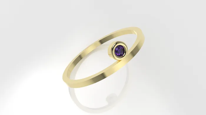 Jcm 21 jewelry Rings 14k Amethyst Ring it is fine delicate comfortable for daily wear