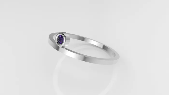 Jcm 21 jewelry Rings 14k Amethyst Ring it is fine delicate comfortable for daily wear