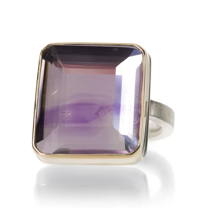Rings Jamie Joseph Square Amethyst Ring