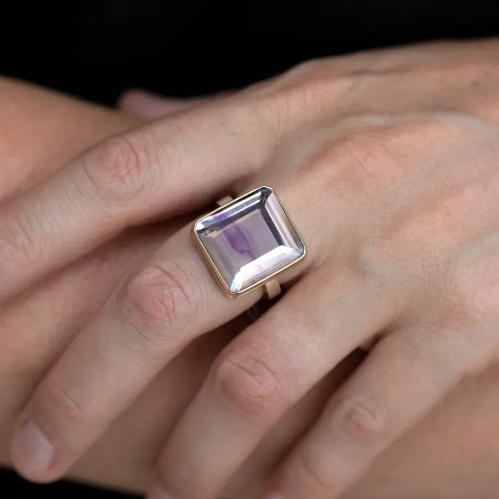 Rings Jamie Joseph Square Amethyst Ring Rings Jamie Joseph Square Amethyst Ring