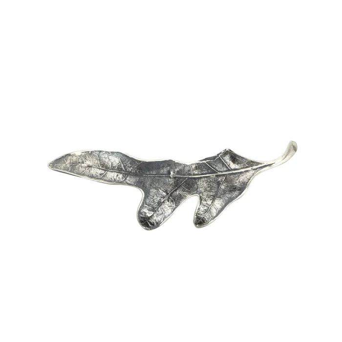 Silver Leaf Pin II John Iversen Rings