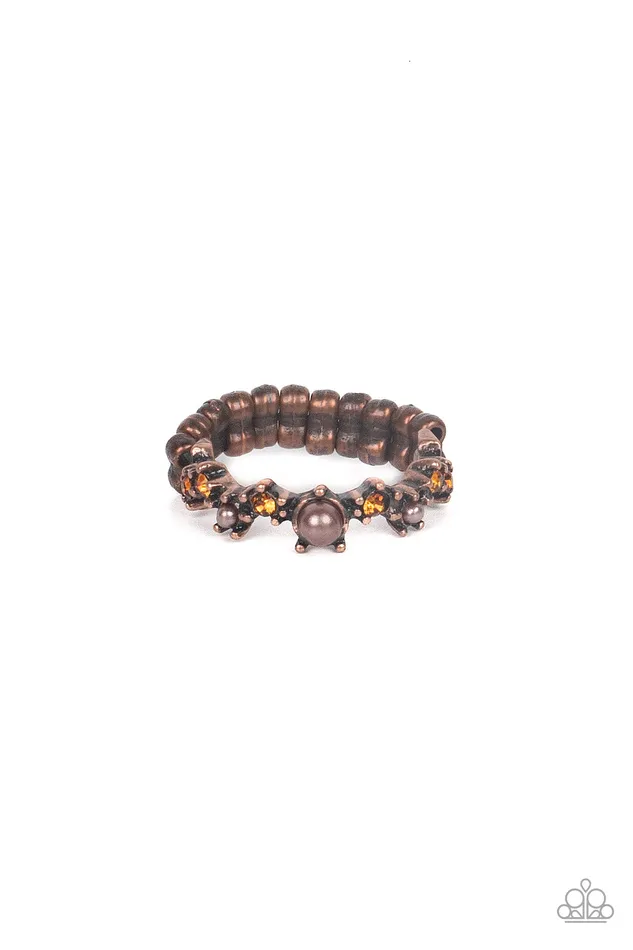 Paparazzi Accessories Rings Blissfully Bella Copper Ring Jewelry by Bretta