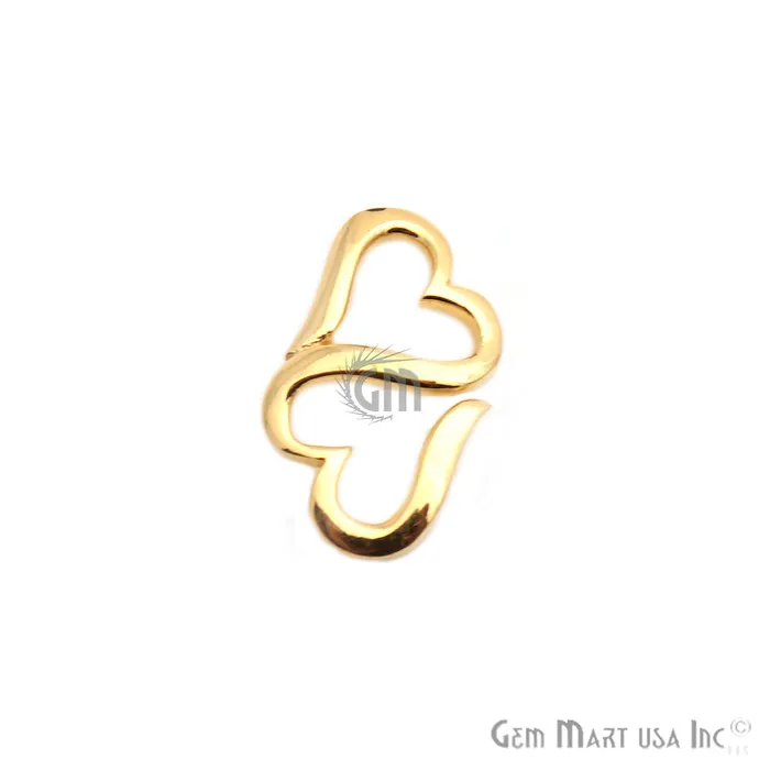 GemMartUSA Charm Necklaces Heart Shape Finding Jewelry Charm Pick Your Plating