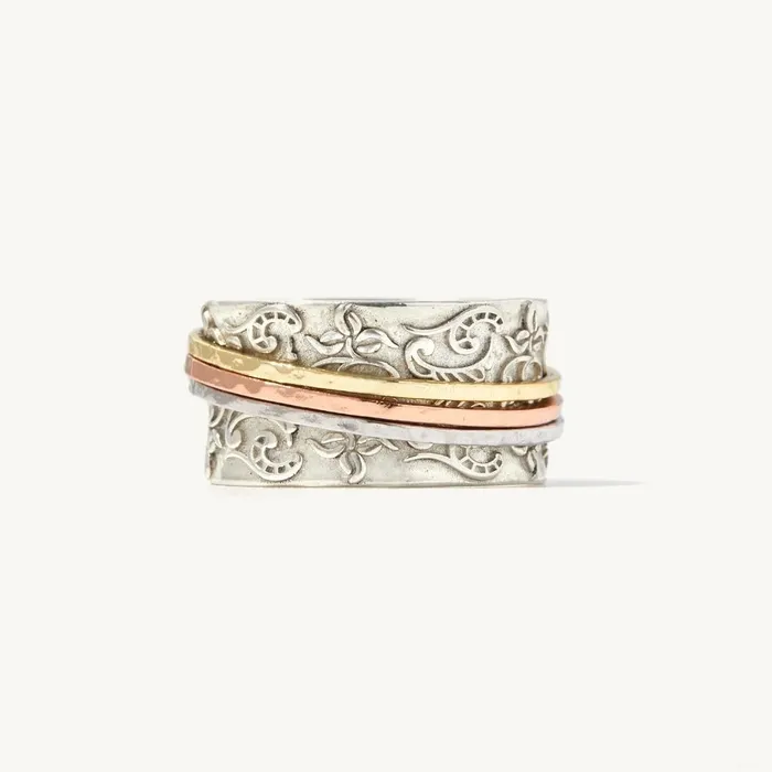 Rings Alviva Spinner Ring Ideaure Jewelry