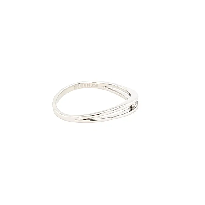 Rings First Class Co White Gold Floating Diamond Ring I7263