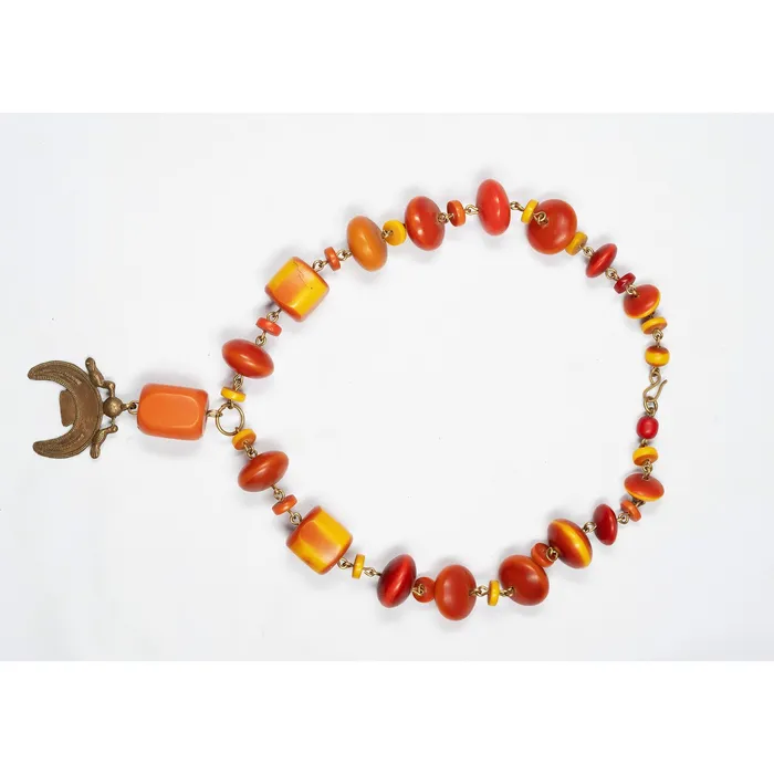 African Beaded Necklace Mwassus Jewelry Necklaces