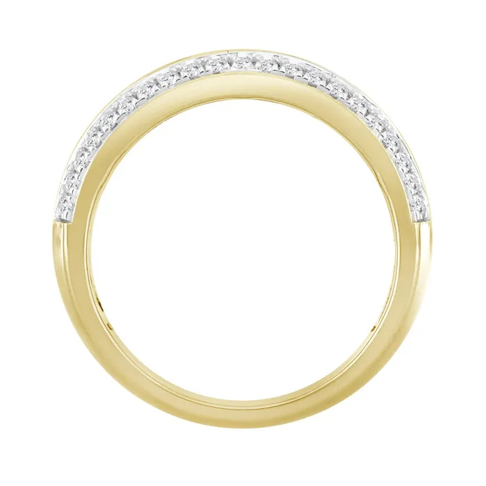 Crown Jewels Coin MENS RING 12CT ROUND DIAMOND 14K YELLOW GOLD Rings Crown Jewels Coin MENS RING 12CT ROUND DIAMOND 14K YELLOW GOLD Rings