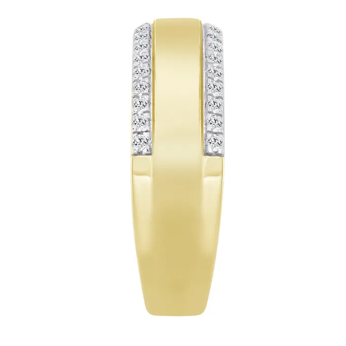 Crown Jewels Coin MENS RING 12CT ROUND DIAMOND 14K YELLOW GOLD Rings Crown Jewels Coin MENS RING 12CT ROUND DIAMOND 14K YELLOW GOLD Rings