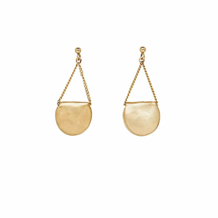 Earrings Julie Cohn Design POCHETTE BRONZE EARRING