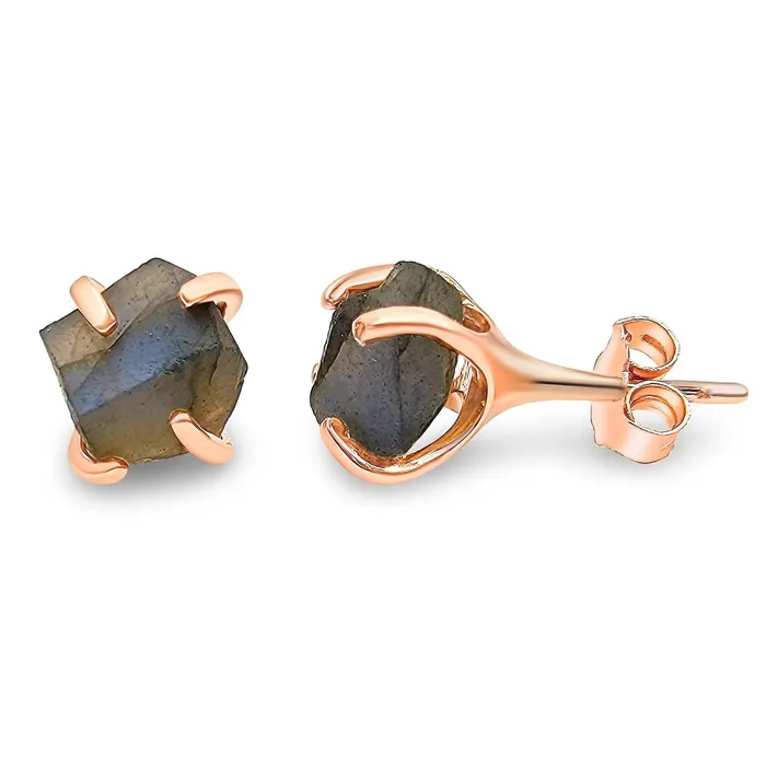Earrings Raw Labradorite Stud Earrings Uniquelan Jewelry Earrings Raw Labradorite Stud Earrings Uniquelan Jewelry