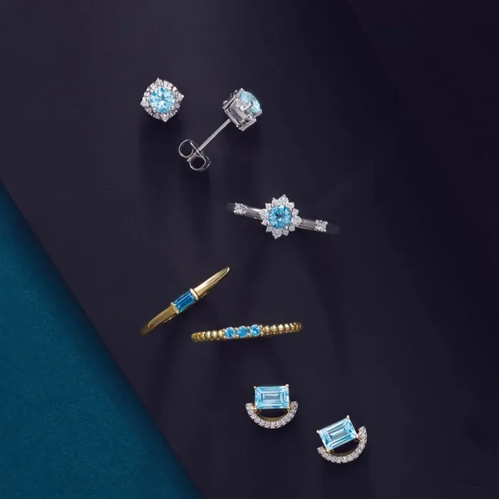 Earrings Storyteller by Vintage Magnality Luxe Wear Everyday Halo Style Birthstone Natural Diamond Stud Earrings Sterling Silver