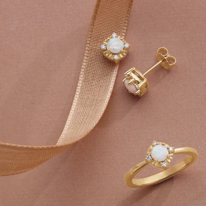 Earrings Storyteller by Vintage Magnality Luxe Wear Everyday Halo Style Birthstone Natural Diamond Stud Earrings Sterling Silver