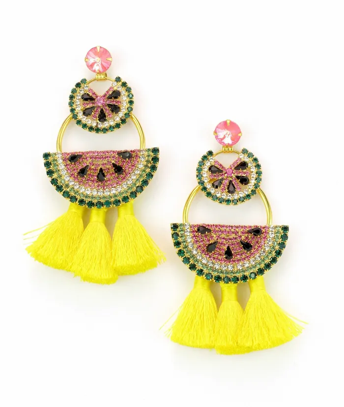 ELIZABETH COLE Earrings Watermelon Earrings
