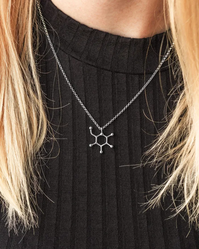 glucose necklace silver sciencejewelry1824 Necklaces