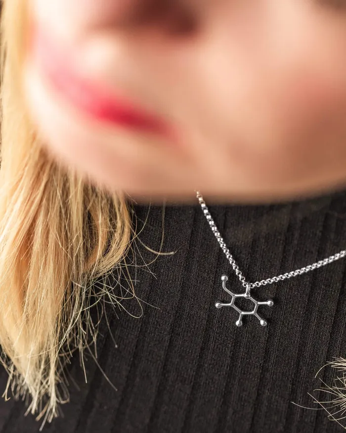 glucose necklace silver sciencejewelry1824 Necklaces