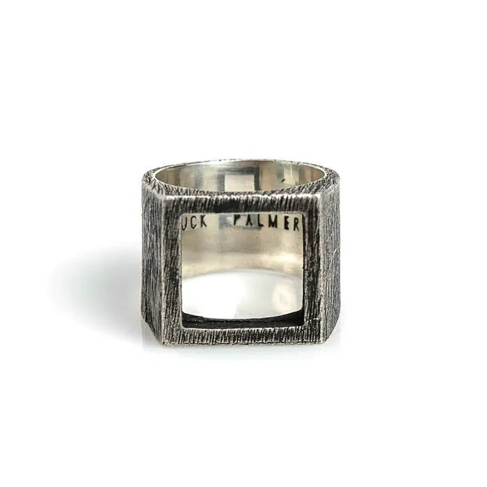 Hollow Square Ring Buck Palmer Rings