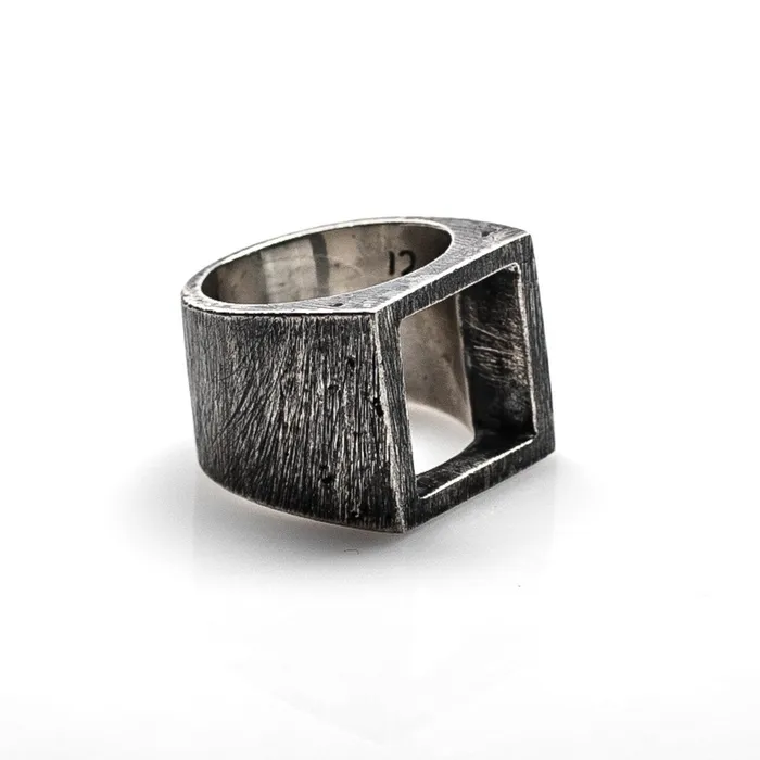 Hollow Square Ring Buck Palmer Rings