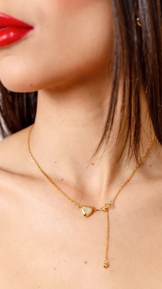 Necklaces Adjustable heart necklace pau jewelry