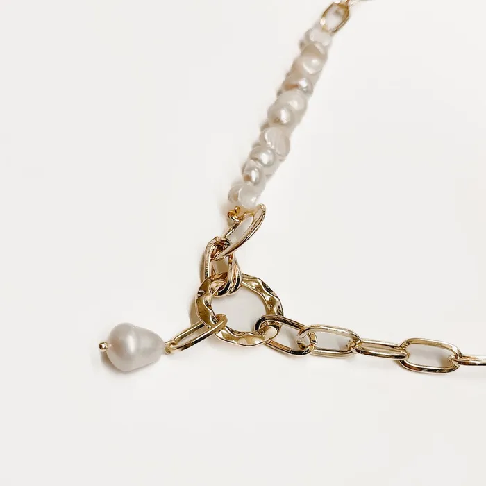 Necklaces Pacific Pearl Link Chain Necklace WATERPROOF Wholesale Jewelry