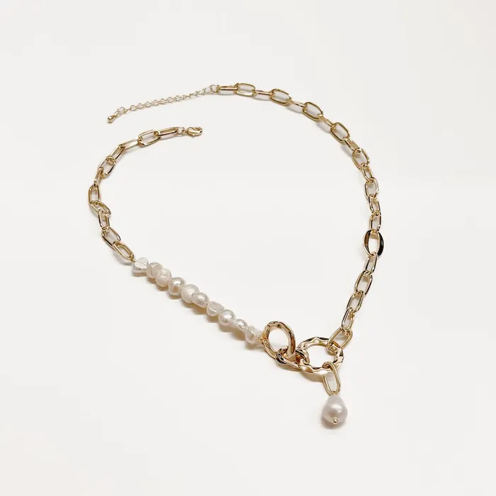 Necklaces Pacific Pearl Link Chain Necklace WATERPROOF Wholesale Jewelry