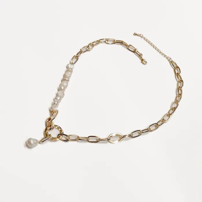 Necklaces Pacific Pearl Link Chain Necklace WATERPROOF Wholesale Jewelry