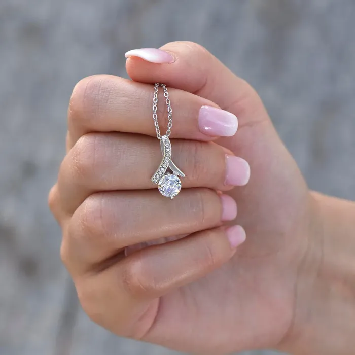 Necklaces ShineOn Fulfillment Anniversary Gift For Her The World Stood Still Anniversary Gift Idea For Wife Girlfriend or Fiance Drop Pendant Necklace Heartfelt Anniversary Message