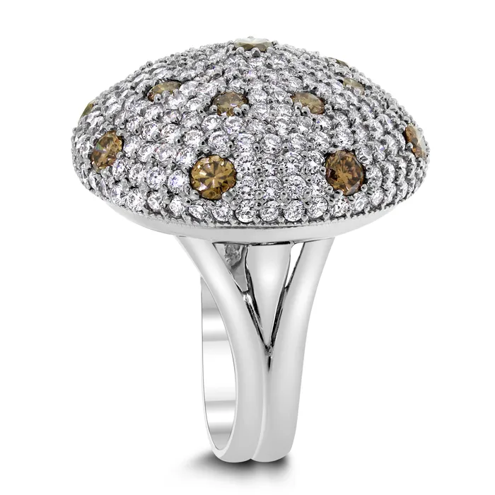 Rings The Shrooms Diamond Ring 575 ct Diamonds in White Gold Beauvince