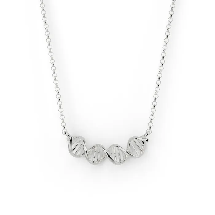 sciencejewelry1824 Necklaces DNA necklace H silver