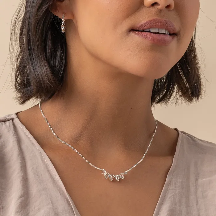 sciencejewelry1824 Necklaces DNA necklace H silver