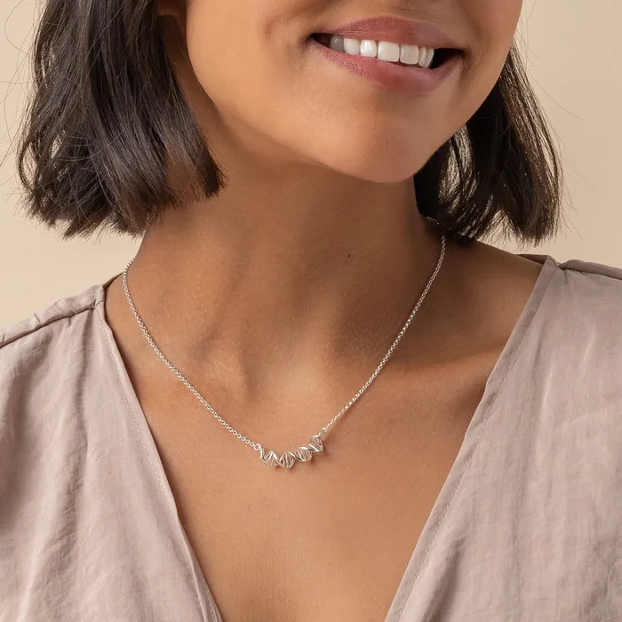 sciencejewelry1824 Necklaces DNA necklace H silver