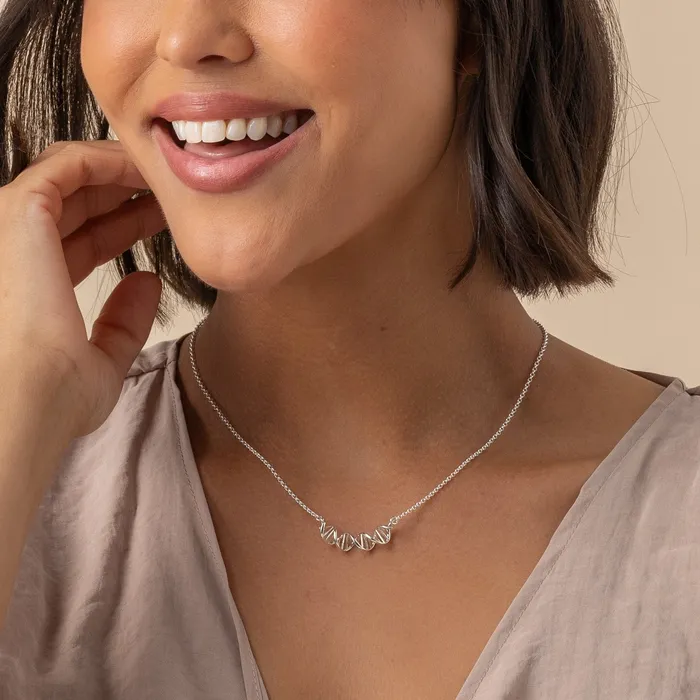sciencejewelry1824 Necklaces DNA necklace H silver