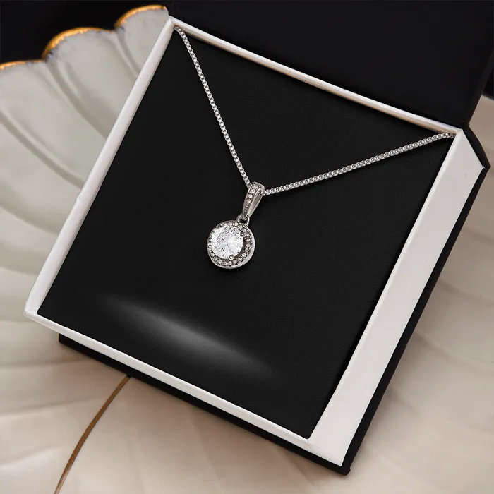 ShineOn Fulfillment Necklaces Eternal Hope Necklace with Personalized Message Card