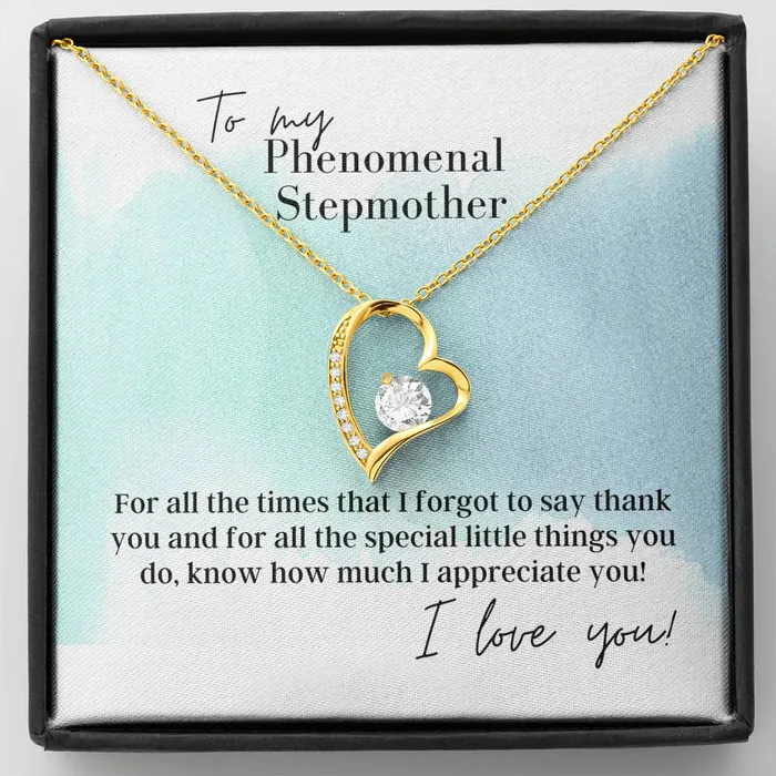ShineOn Fulfillment Necklaces To My Phenomenal Stepmother Forever Love Pendant Necklace
