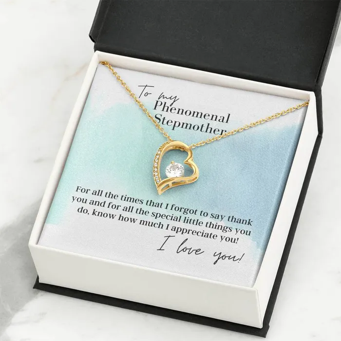 ShineOn Fulfillment Necklaces To My Phenomenal Stepmother Forever Love Pendant Necklace
