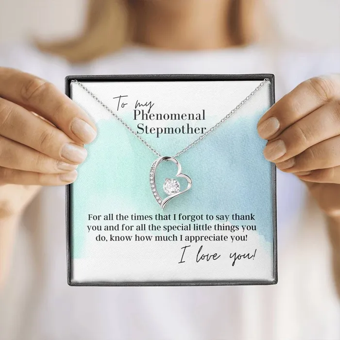 ShineOn Fulfillment Necklaces To My Phenomenal Stepmother Forever Love Pendant Necklace
