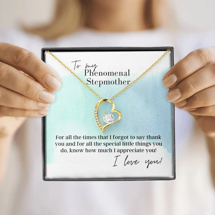 ShineOn Fulfillment Necklaces To My Phenomenal Stepmother Forever Love Pendant Necklace