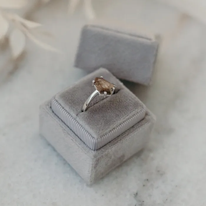 The Luna 14k Yellow Size 85 Stone OP16 Rockies Ring Box Custom Engraving 0 VENVS Rings The Luna 14k Yellow Size 85 Stone OP16 Rockies Ring Box Custom Engraving 0 VENVS Rings