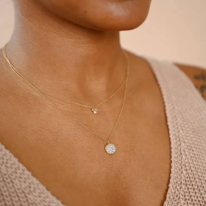 Valerie Madison Fine Jewelry Pav Diamond Pendant Necklace Necklaces Valerie Madison Fine Jewelry Pav Diamond Pendant Necklace Necklaces