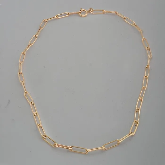 Vivien Frank Designs Necklaces Gold Paper clip necklace